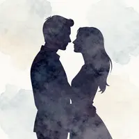 Siluete cupluri acuarelă