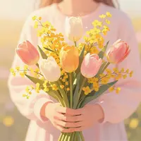 تصویرسازی گل‌های بهاری