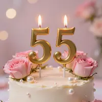کیک تولد ۵۵ سالگی
