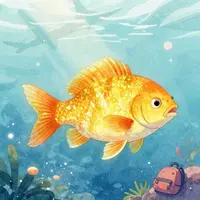 تصویرسازی ماهی گلی