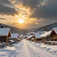 منظره زمستانی امیدبخش