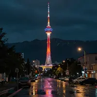 نمای شب آلماتی