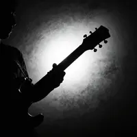 歌手のシルエット