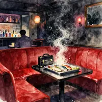 کیف زیر میز