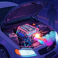 Neon mekaniker konst