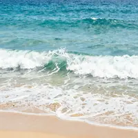 Aquarelle vagues plage