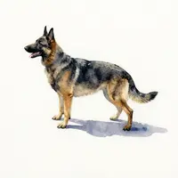 Artă cu umbre de câini