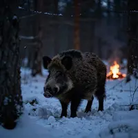 Divoká zvěř za soumraku
