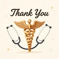 Медицинские открытки спасибо