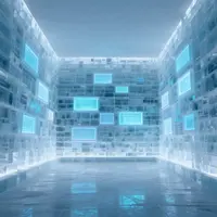 Interno palazzo di ghiaccio