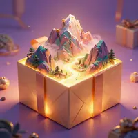 Scatola regalo luminosa