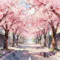 桜の通り