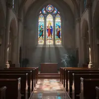 Pemandangan Gereja Kecil