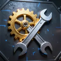 Grafiki zębatki i klucze