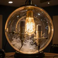 استودیو لامپ طلایی