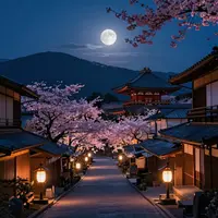 منظره شب شرقی