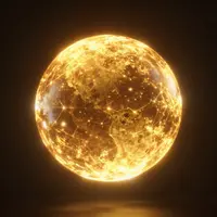 Goldene Orb-Energie