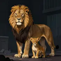 محافظت خانواده شیر
