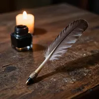 میز قلم پر