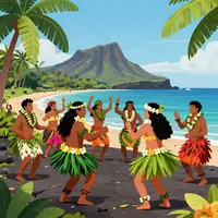 Ada Kutlaması Dijital Sanatı