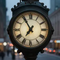 Jam stesen kereta api vintaj