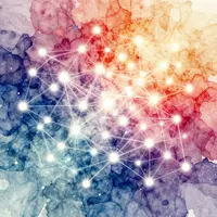 Футуристический цифровой пейзаж