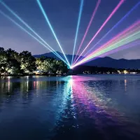 नियॉन नाइट लैंडस्केप