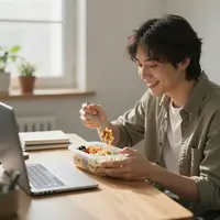 استراحت ناهار در دفتر