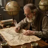 Adegan pembuatan peta