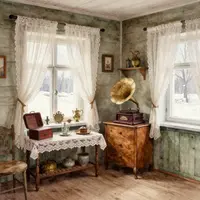 Vintage Rosyjskie Wnętrze