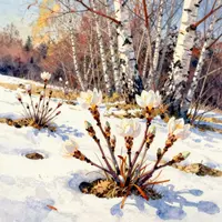 Алгачкы жазгы гүлдөр