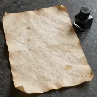 کاغذ پوستی و جوهر