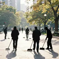 تنظيف الحديقة