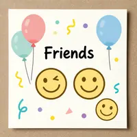 بہترین دوست کے لیے کارڈز
