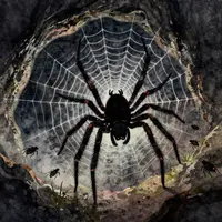 Устрашающие пауки арт