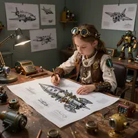 スチームパンクの発明家