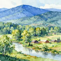 Transbaikalien Landschaften