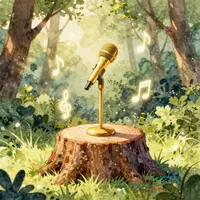 Palcoscenico nel bosco