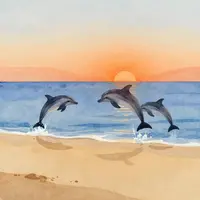 Plaża o wschodzie słońca