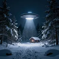 UFO im Wald