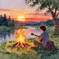 آتش شب تابستانی