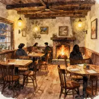Scène de Taverne Chaleureuse