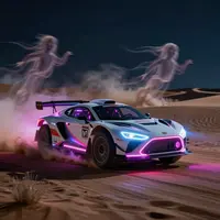 Auto da rally futuristica