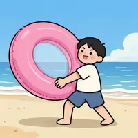 Zomervakantie cartoons
