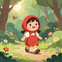 Ragazza cartone animato