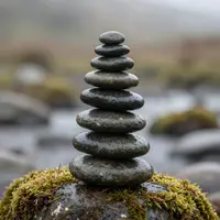 Skládané říční kameny