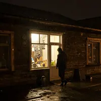 خیابان سیبری در شب