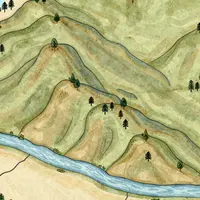 Slawische Landschaftskarte