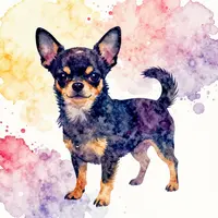 Grafika z chihuahua