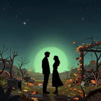 شب پاییزی عاشقانه